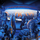 A mere crop of Vance Kelly’s epic Sci-Fi Cantina art print.
